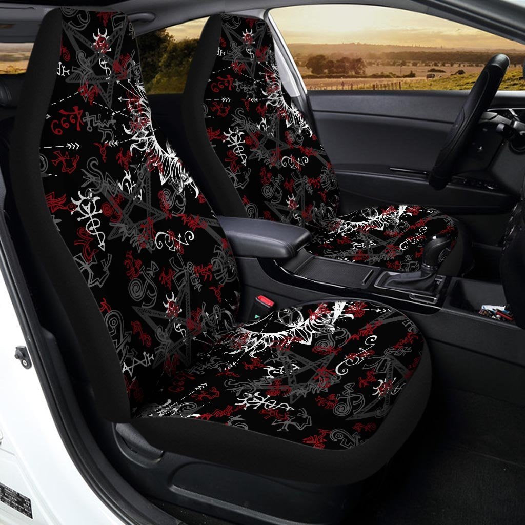 Magic Gothic Witch Car Seat Covers-grizzshop