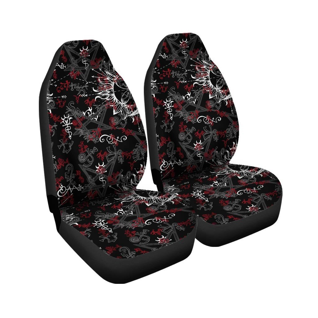 Magic Gothic Witch Car Seat Covers-grizzshop