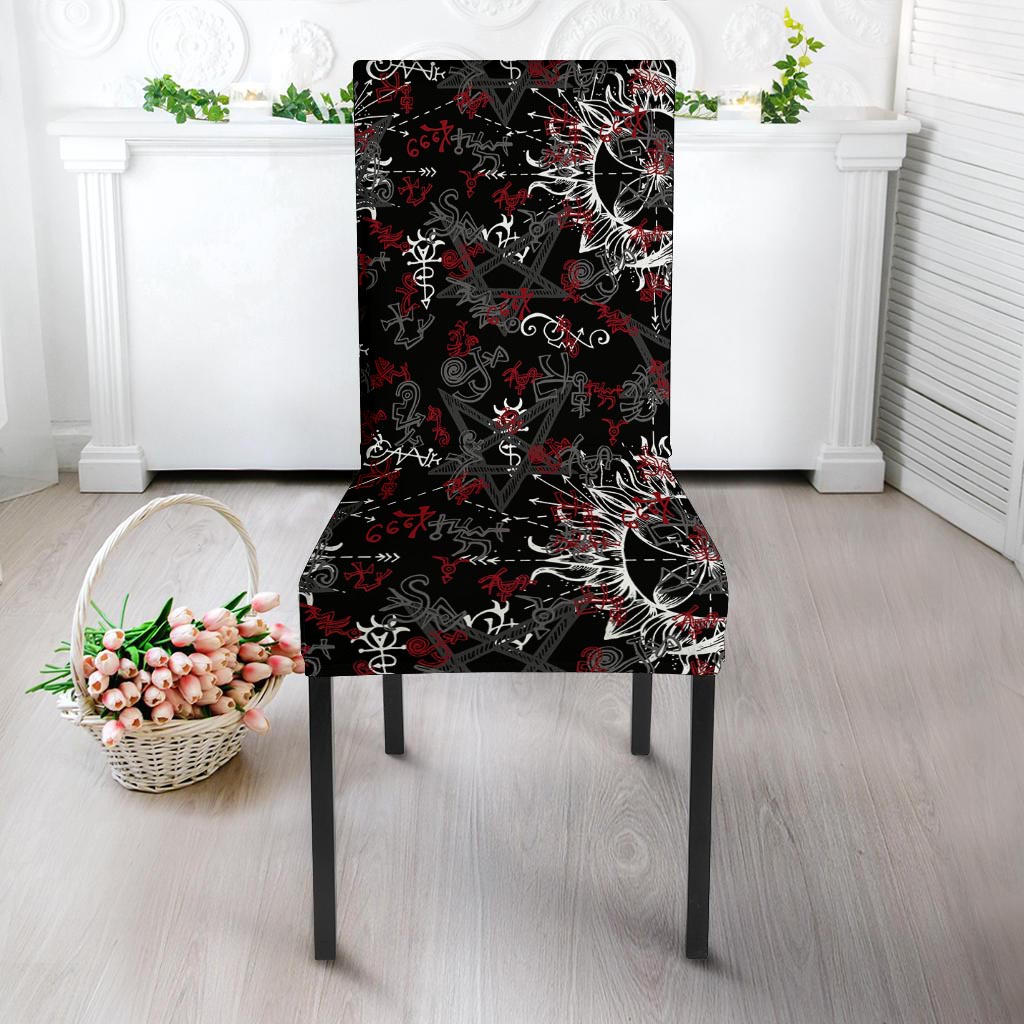 Magic Gothic Witch Chair Cover-grizzshop