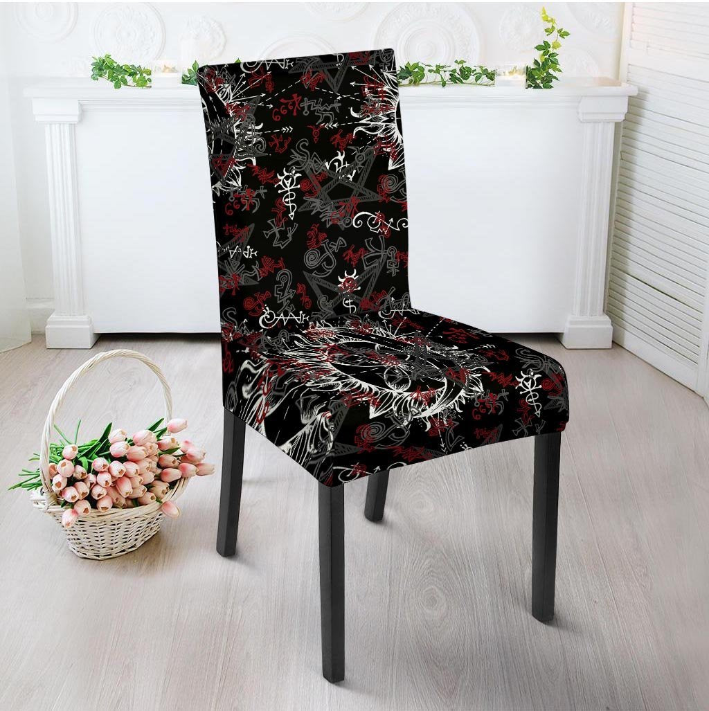 Magic Gothic Witch Chair Cover-grizzshop