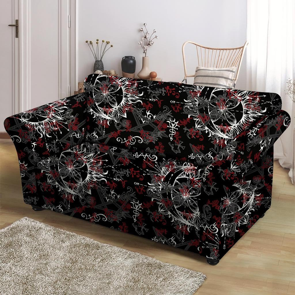 Magic Gothic Witch Loveseat Cover-grizzshop