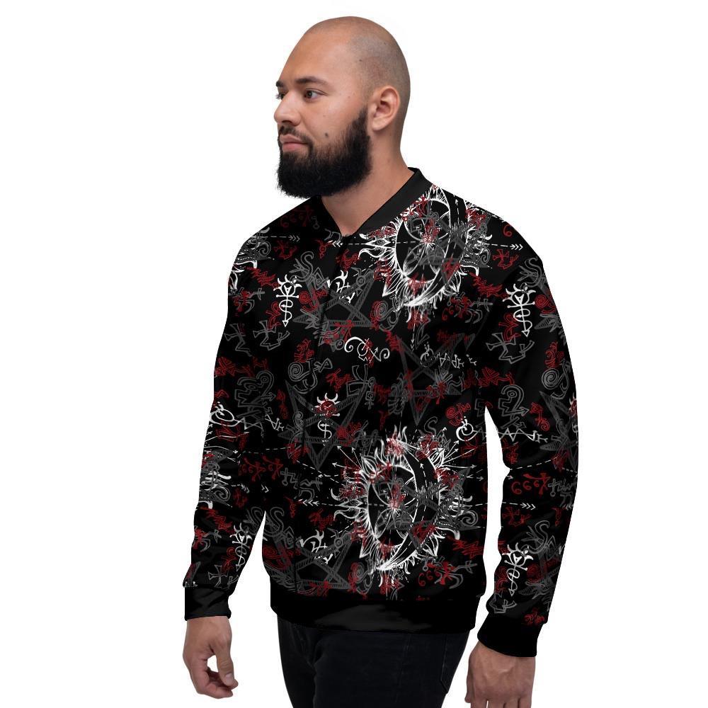 Magic Gothic Witch Men's Bomber Jacket-grizzshop