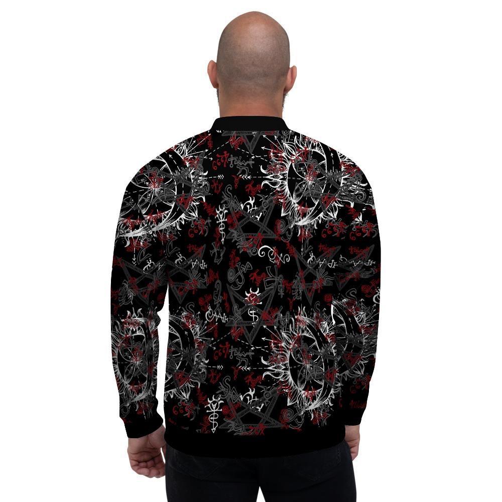 Magic Gothic Witch Men's Bomber Jacket-grizzshop