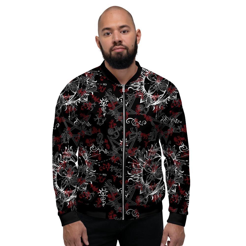 Magic Gothic Witch Men's Bomber Jacket-grizzshop