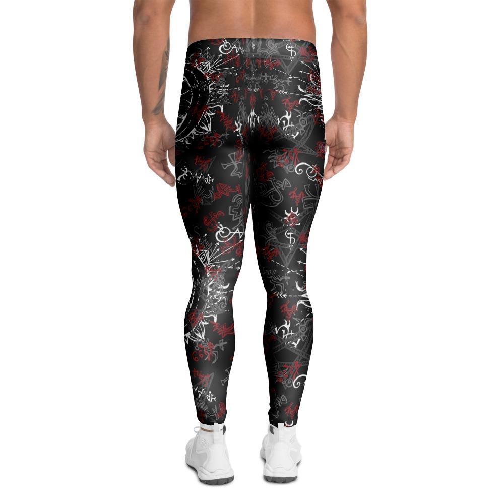 Magic Gothic Witch Men's Leggings-grizzshop