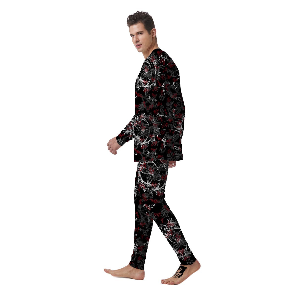 Magic Gothic Witch Men's Pajamas-grizzshop