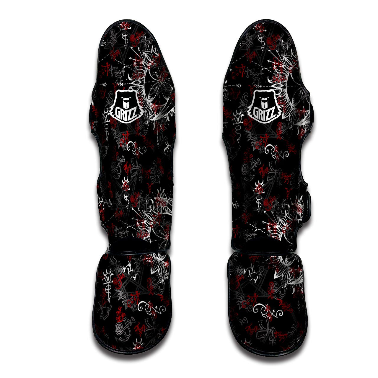 Magic Gothic Witch Muay Thai Shin Guard-grizzshop