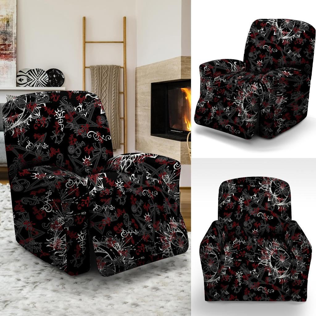 Magic Gothic Witch Recliner Cover-grizzshop