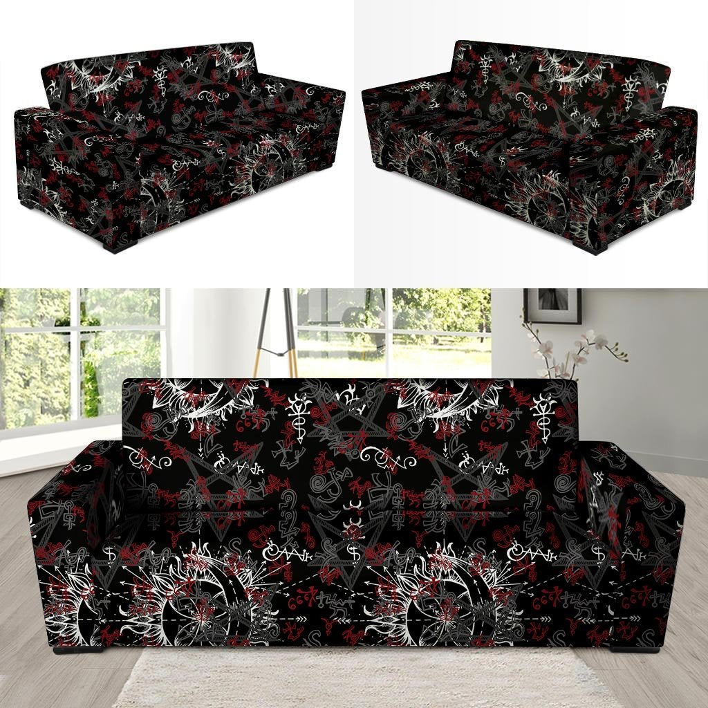 Magic Gothic Witch Sofa Cover-grizzshop