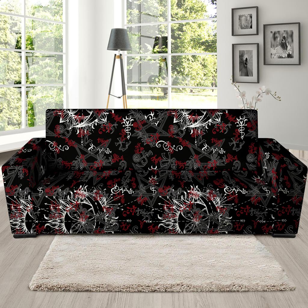 Magic Gothic Witch Sofa Cover-grizzshop