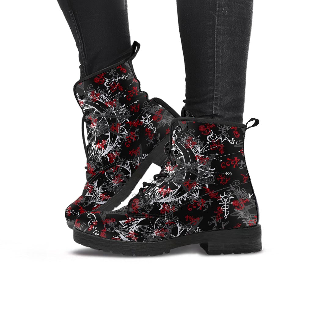 Magic Gothic Witch Women's Boots-grizzshop