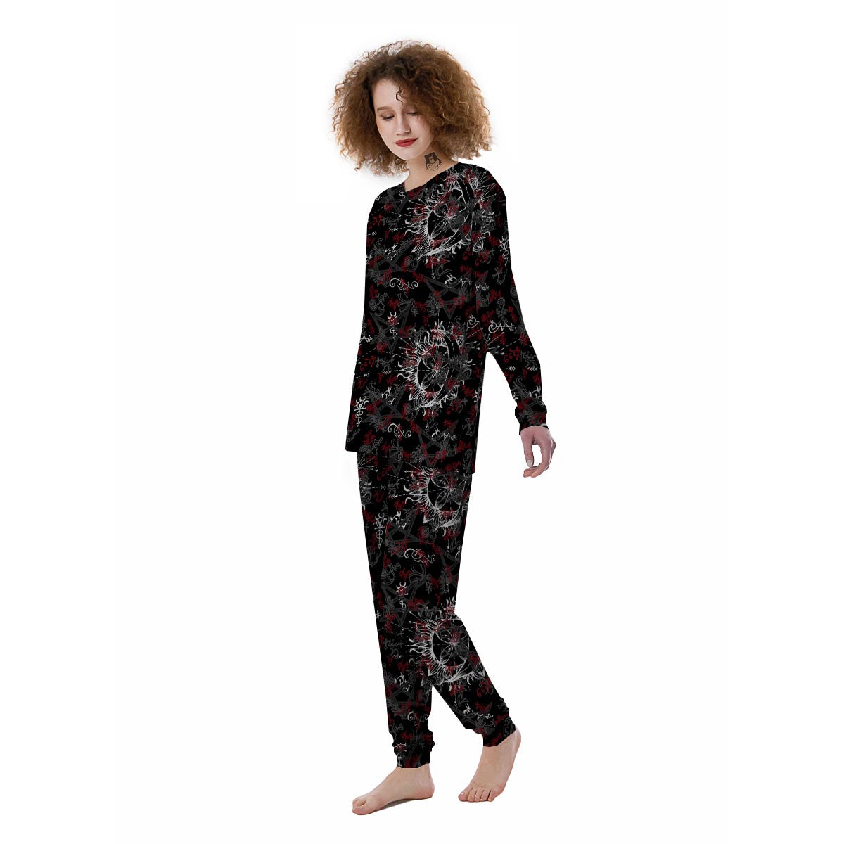 Magic Gothic Witch Women's Pajamas-grizzshop