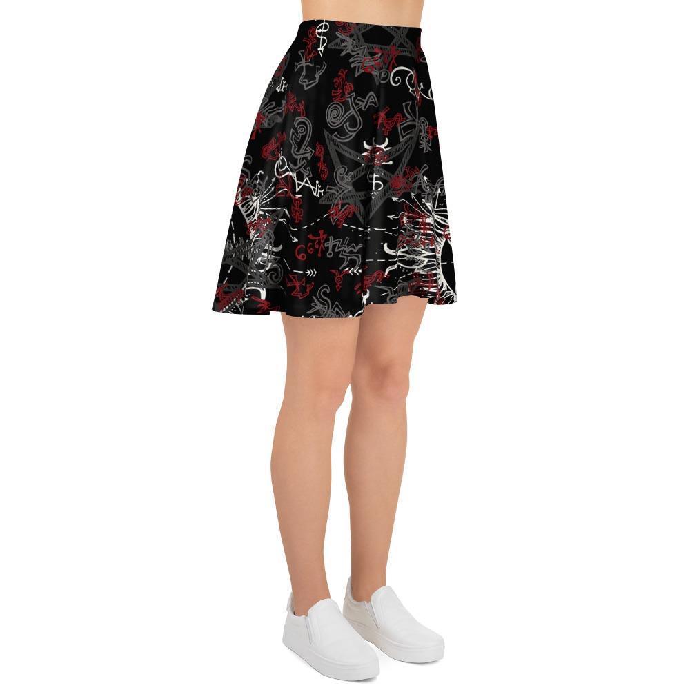 Magic Gothic Witch Women's Skirt-grizzshop
