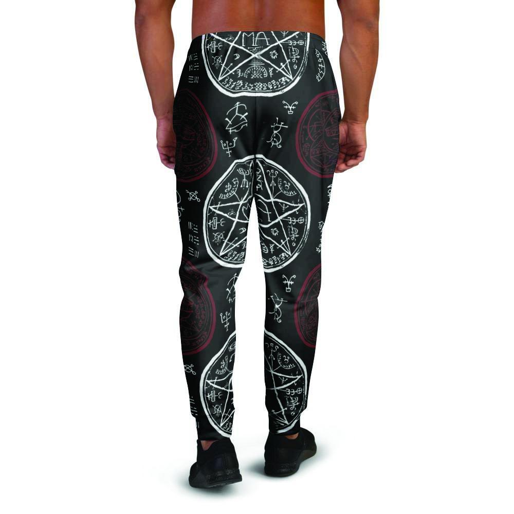 Magic Pentagram Gothic Witch Men's Joggers-grizzshop