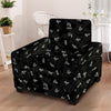 Magic Symbol Gothic Witch Armchair Cover-grizzshop