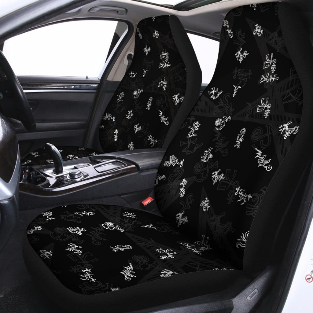 Magic Symbol Gothic Witch Car Seat Covers-grizzshop