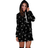 Magic Symbol Gothic Witch Hoodie Dress-grizzshop