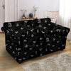 Magic Symbol Gothic Witch Loveseat Cover-grizzshop