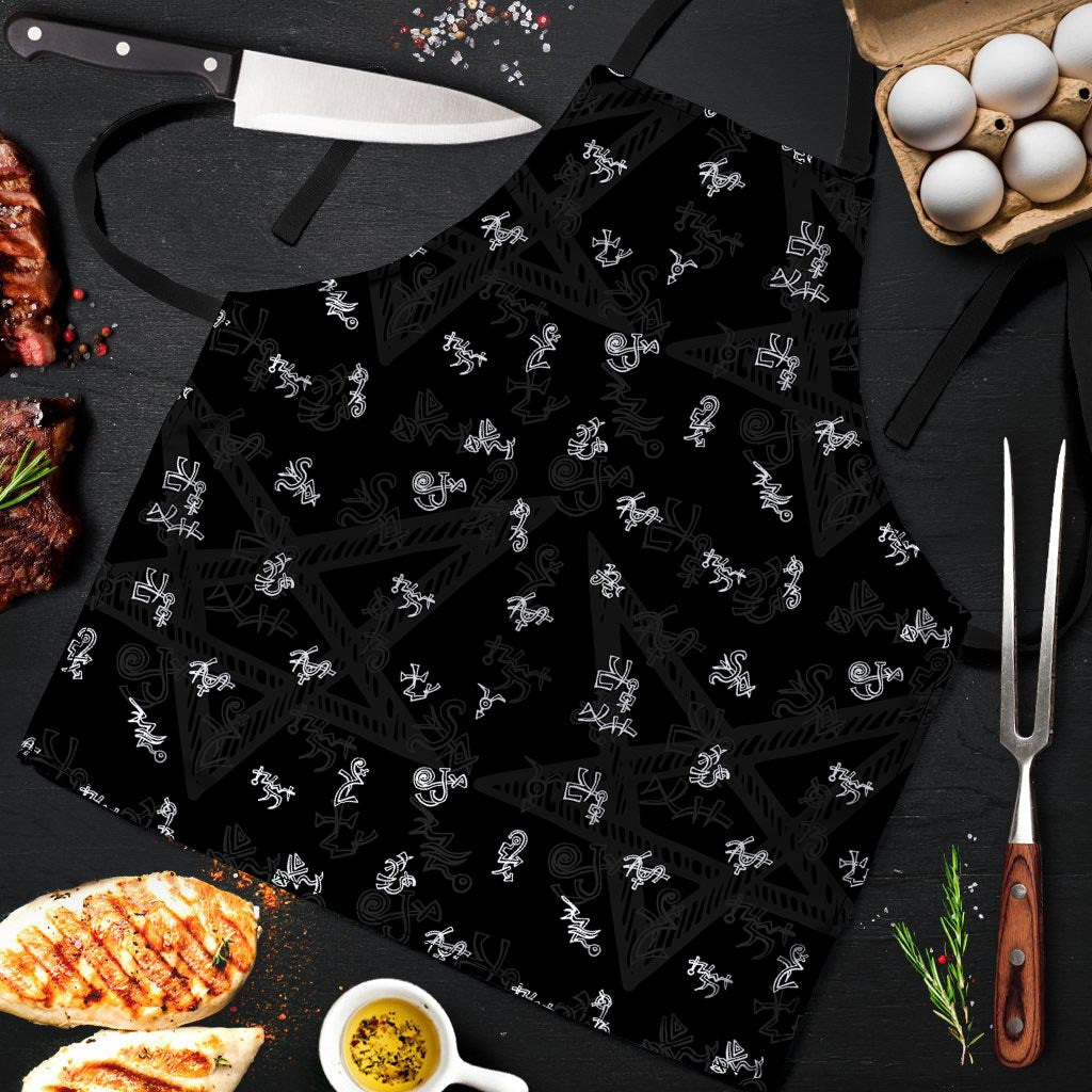 Magic Symbol Gothic Witch Men's Apron-grizzshop