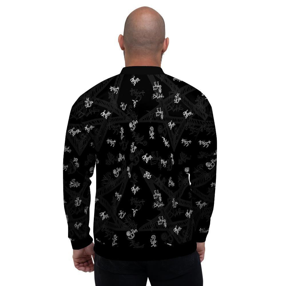 Magic Symbol Gothic Witch Men's Bomber Jacket-grizzshop