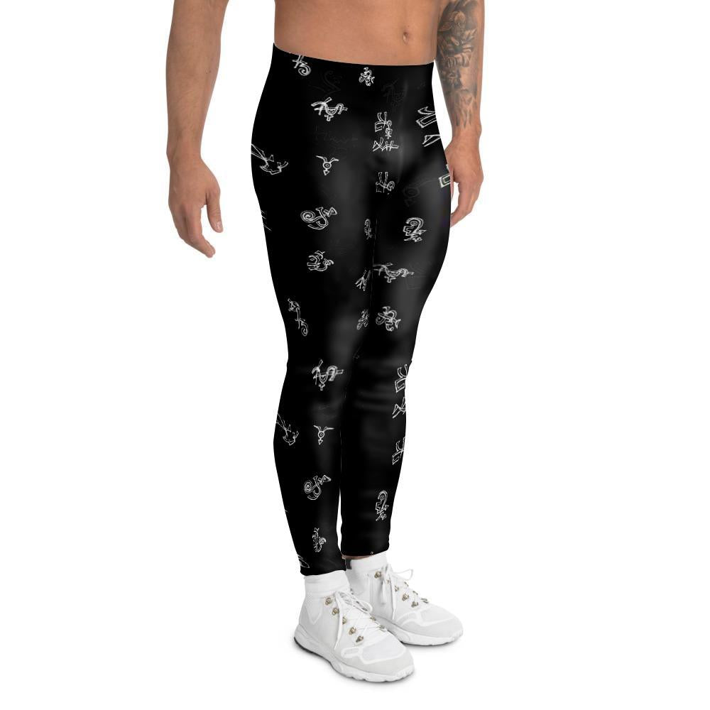 Magic Symbol Gothic Witch Men's Leggings-grizzshop