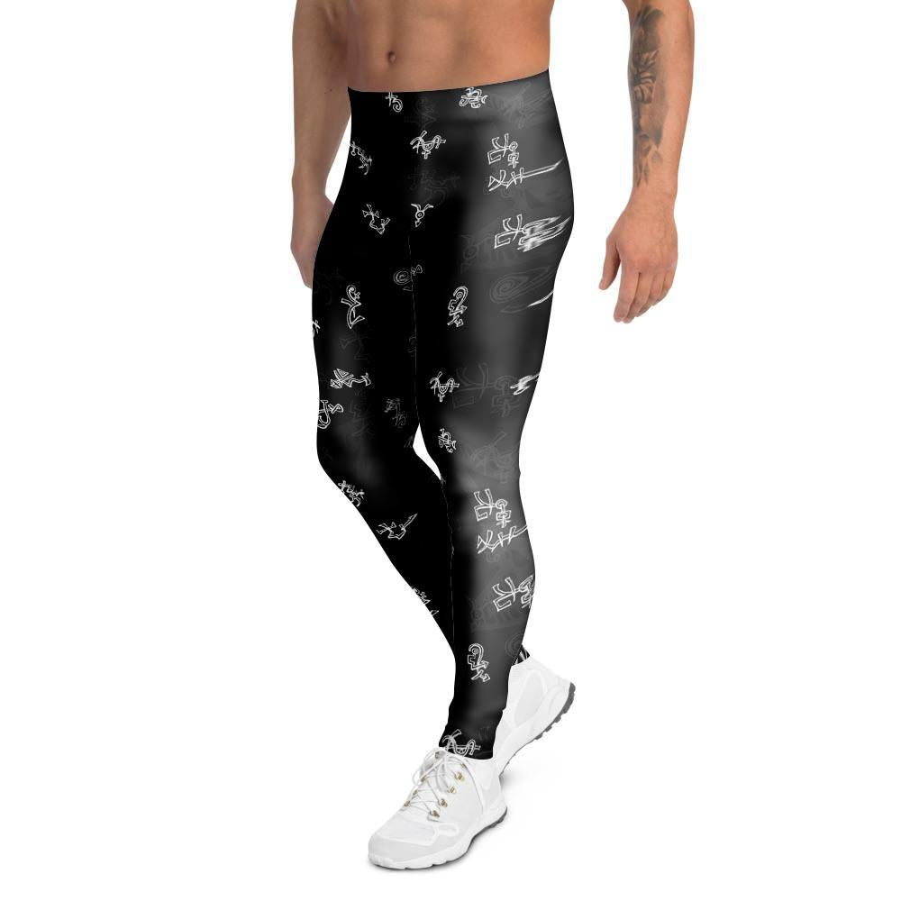 Magic Symbol Gothic Witch Men's Leggings-grizzshop