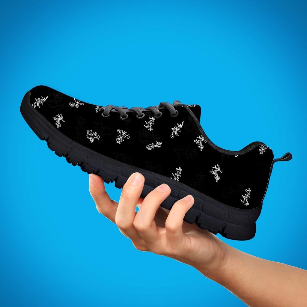 Magic Symbol Gothic Witch Men's Sneakers-grizzshop