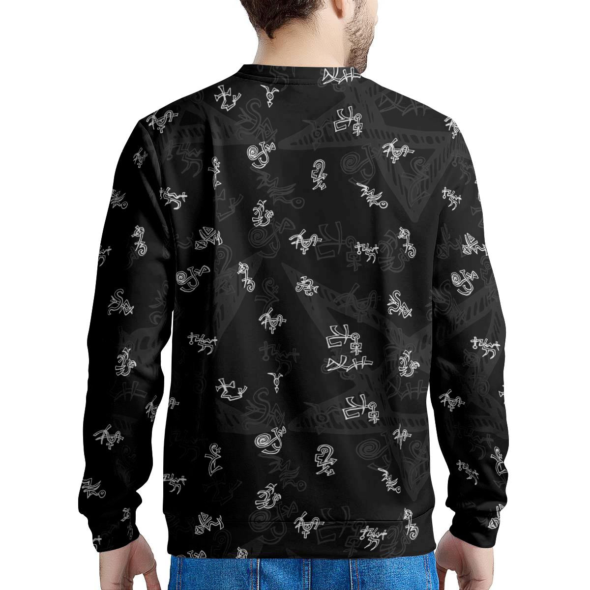 Magic Symbol Gothic Witch Men's Sweatshirt-grizzshop