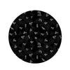 Magic Symbol Gothic Witch Round Rug-grizzshop