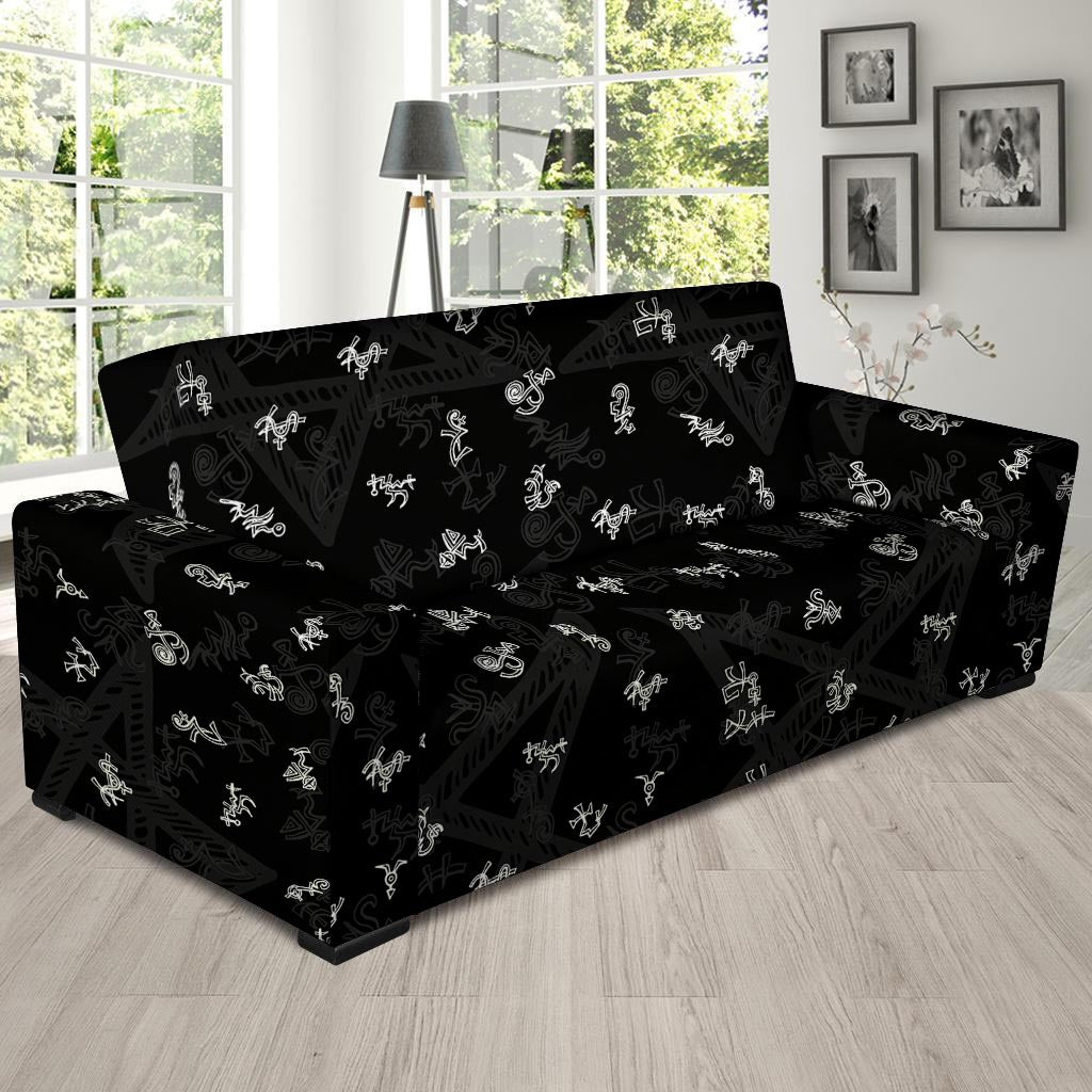 Magic Symbol Gothic Witch Sofa Cover-grizzshop