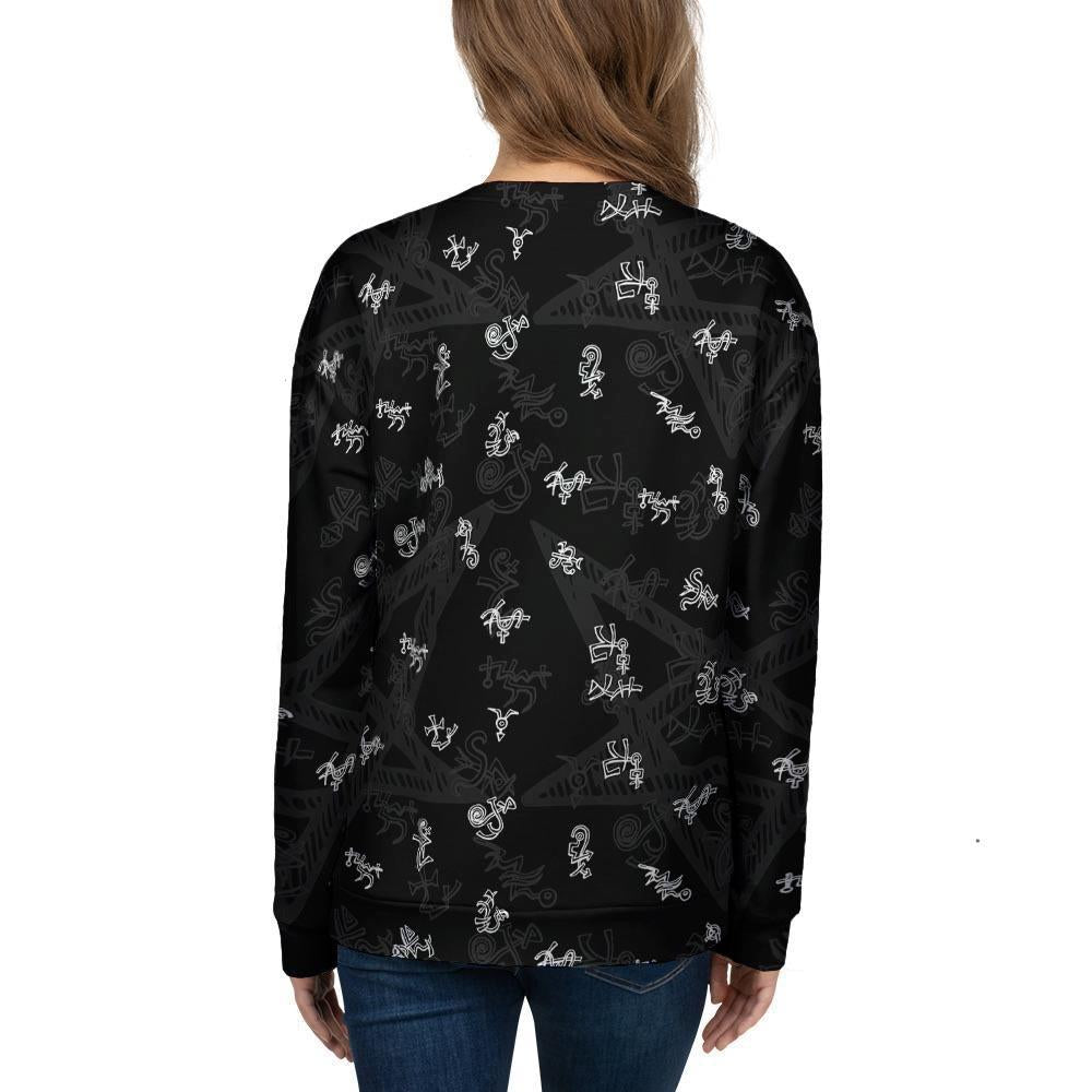 Magic Symbol Gothic Witch Women's Sweatshirt-grizzshop