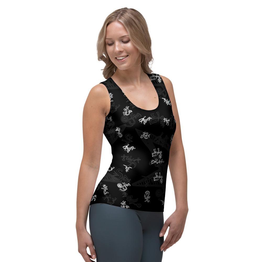 Magic Symbol Gothic Witch Women's Tank Top-grizzshop