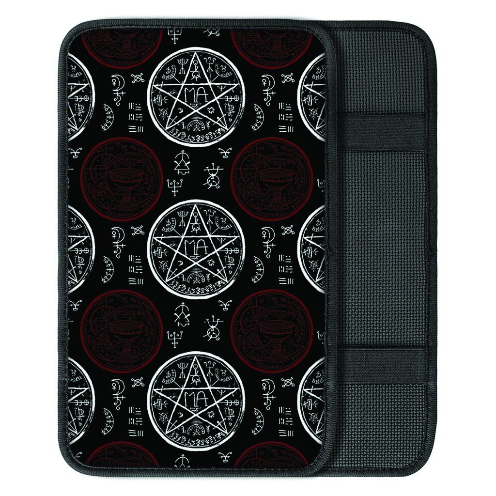 Magic Pentagram Gothic Witch Car Console Cover-grizzshop