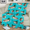 Mallard Duck Pattern Print Blanket-grizzshop