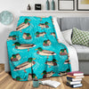 Mallard Duck Pattern Print Blanket-grizzshop