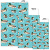 Mallard Duck Pattern Print Floor Mat-grizzshop