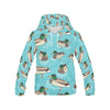 Mallard Duck Pattern Print Men Pullover Hoodie-grizzshop