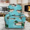 Mallard Duck Pattern Print Recliner Cover-grizzshop