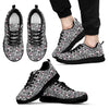 Maltese Puppy Dog Pattern Print Black Sneaker Shoes For Men Women-grizzshop