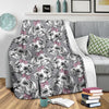 Maltese Puppy Dog Pattern Print Blanket-grizzshop