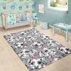 Maltese Puppy Dog Pattern Print Floor Mat-grizzshop