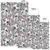 Maltese Puppy Dog Pattern Print Floor Mat-grizzshop