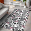 Maltese Puppy Dog Pattern Print Floor Mat-grizzshop