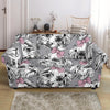 Maltese Puppy Dog Pattern Print Loveseat Cover-grizzshop