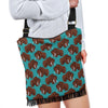 Mammoth Blue Pattern Print Crossbody bags-grizzshop