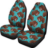 Mammoth Blue Pattern Print Universal Fit Car Seat Covers-grizzshop