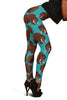 Mammoth Blue Pattern Print Women Leggings-grizzshop