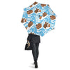 Mammoth Ice Age Pattern Print Automatic Foldable Umbrella-grizzshop