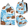 Mammoth Ice Age Pattern Print Backpack-grizzshop