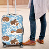 Mammoth Ice Age Pattern Print Luggage Cover Protector-grizzshop